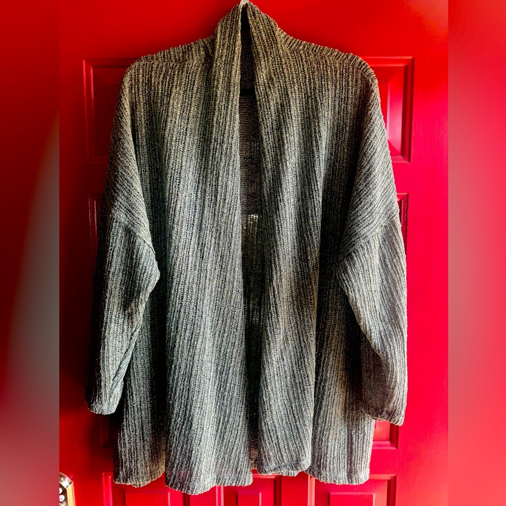 GeeGee sage green cardigan.  Size 1x.